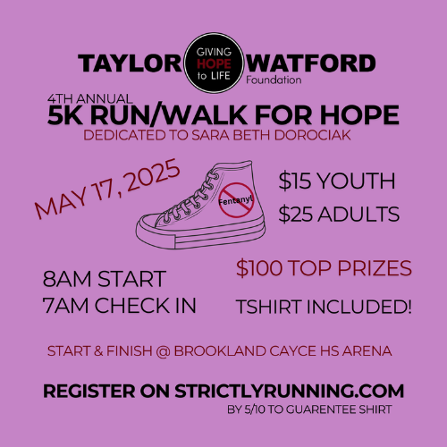 Taylor Watford Foundation 5k Hope Run