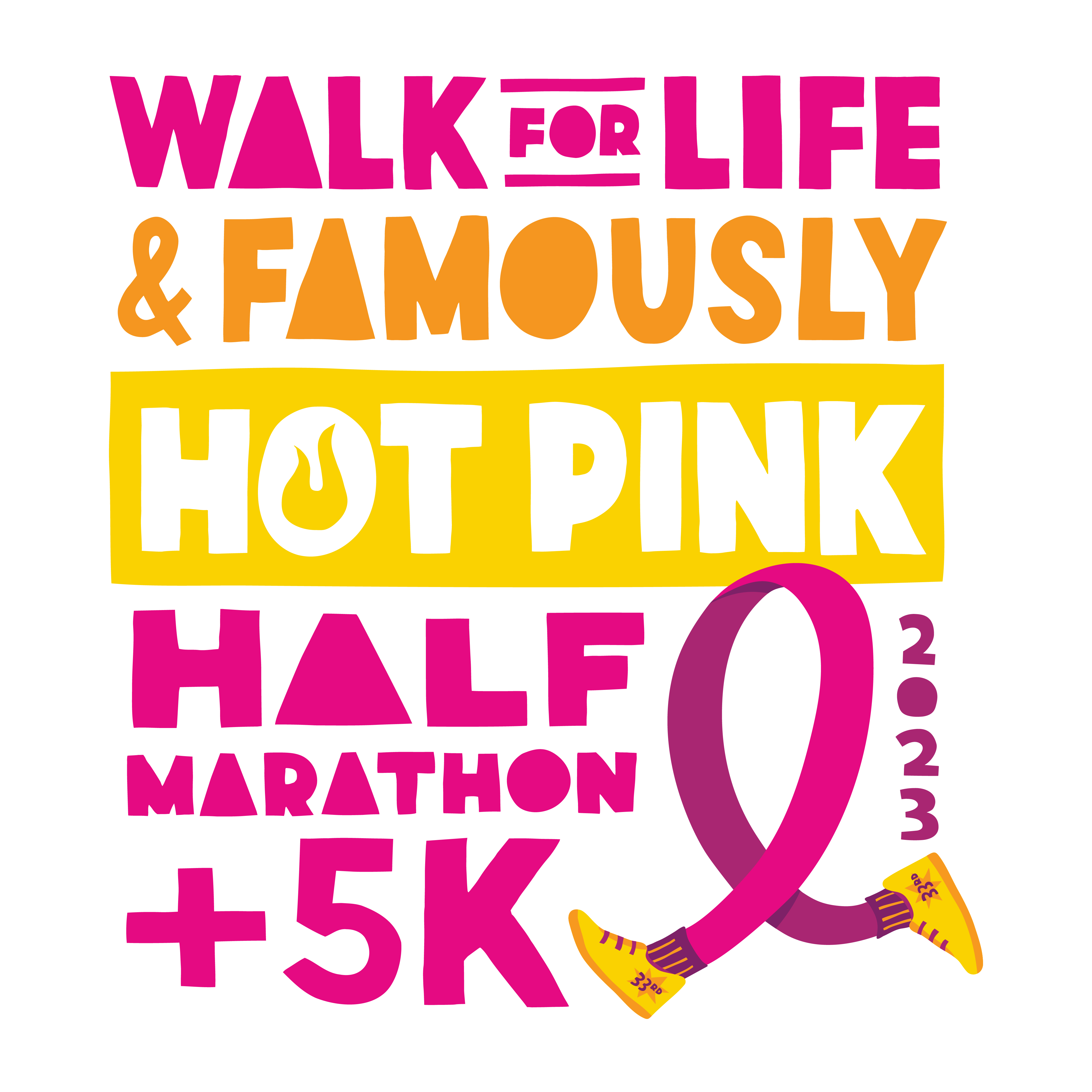 Famously Hot Pink Half Marathon + 5k